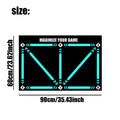 Soccer Training Equipment Mat with Numbered Guides and Non-Slip Backing for Footwork Drills - Image 8