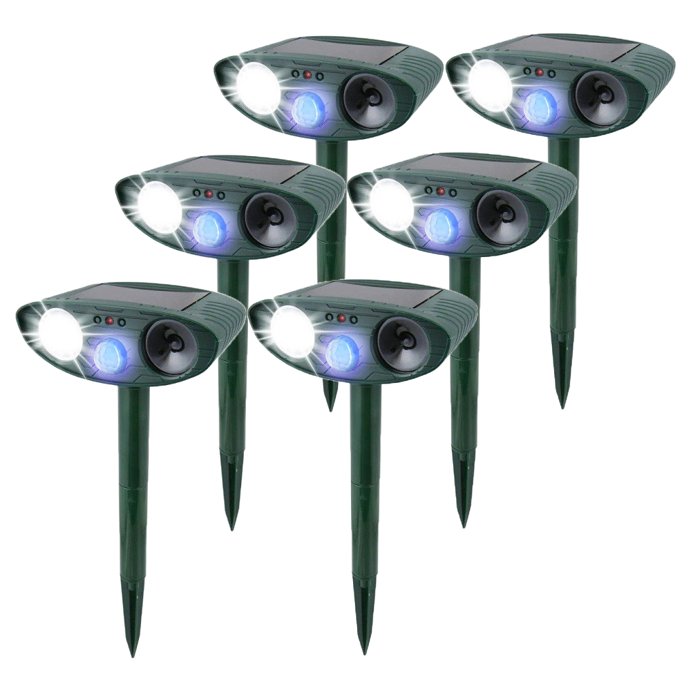 Solar Powered Ultrasonic Mouse Repellent with Motion Sensor and Flashing LED - Image 21