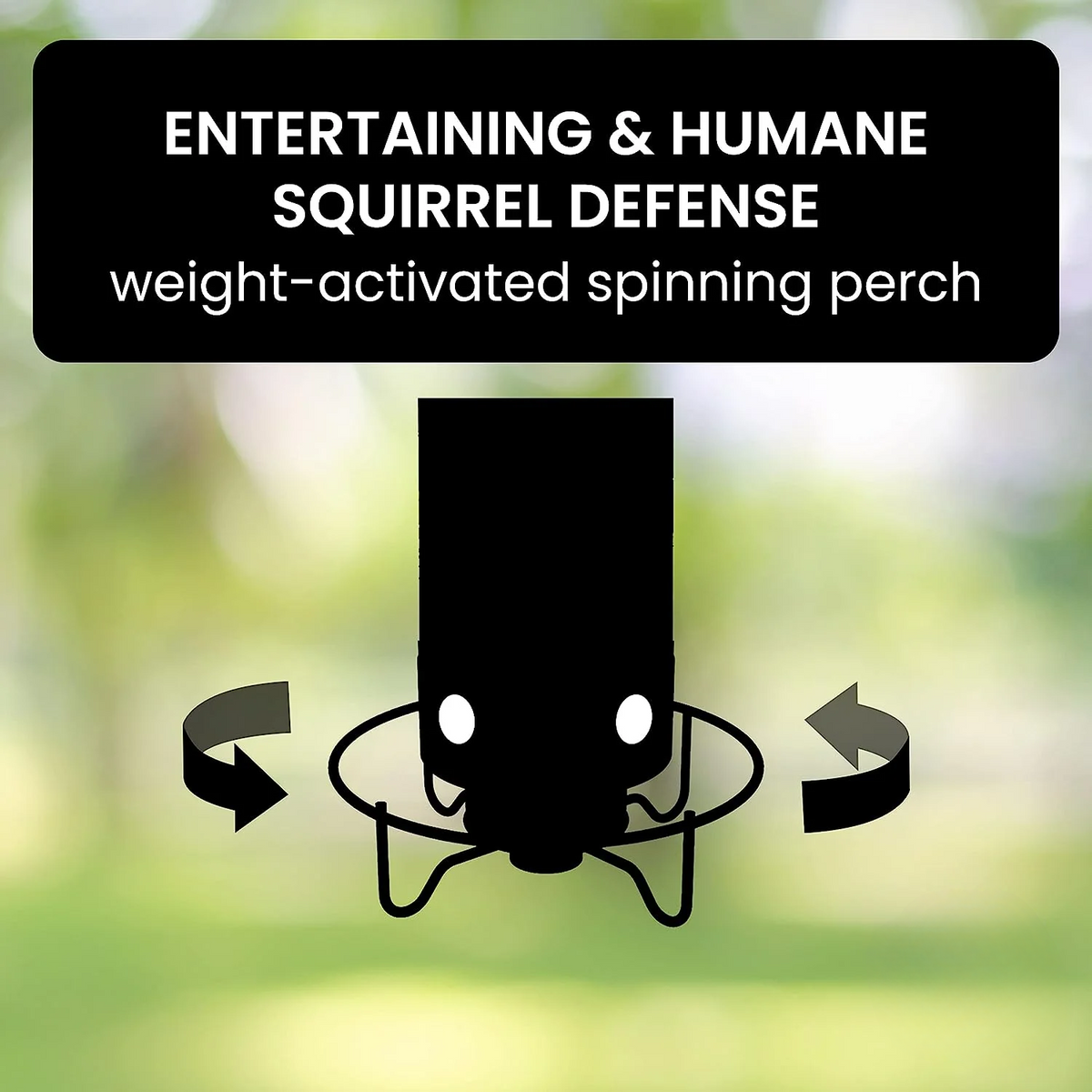 Squirrel Proof Bird Feeder with Weight Activated Spinning Perch and Hanging Tube Design - Image 4