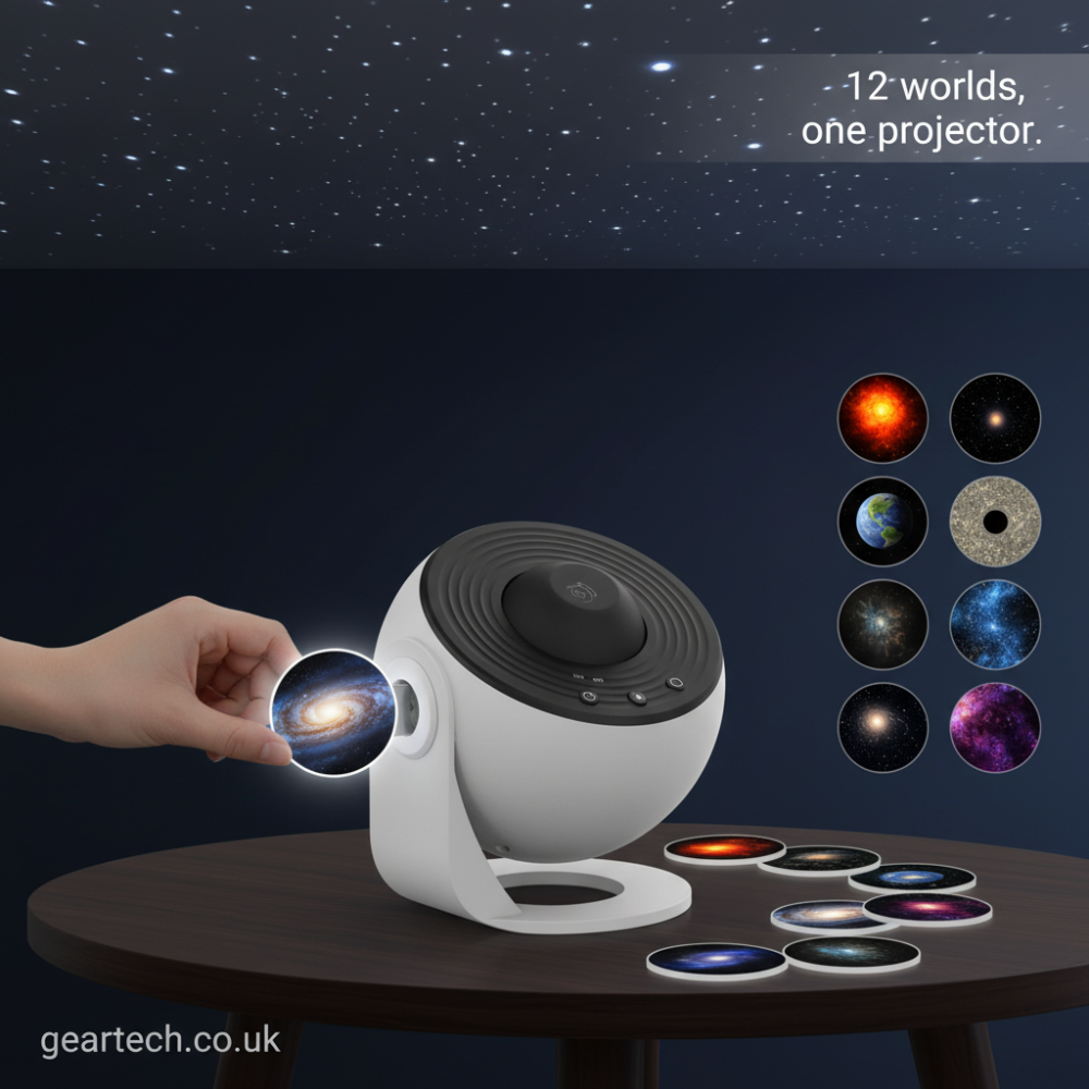 Star Projector Night Light with 360° Rotating Galaxy Projection and Tilting Stand - Image 10