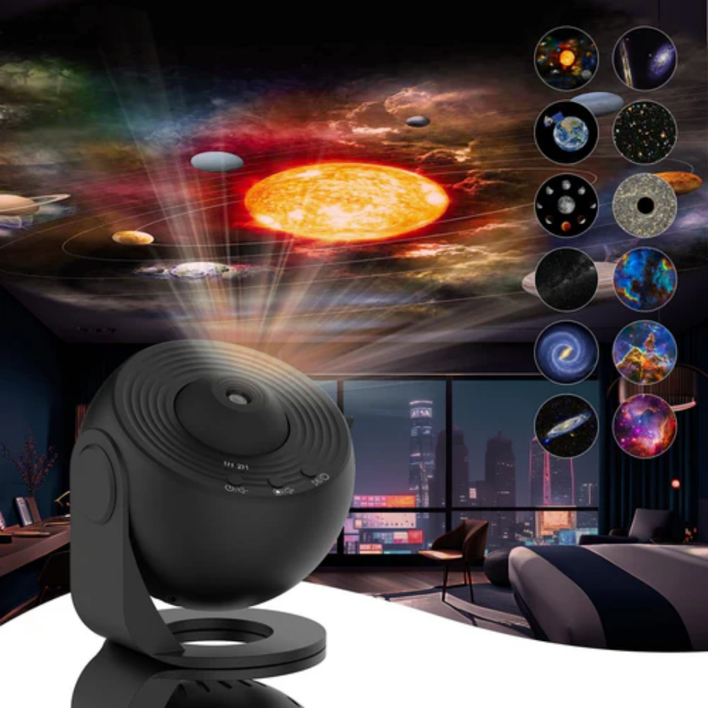 Star Projector Night Light with 360° Rotating Galaxy Projection and Tilting Stand - Image 22