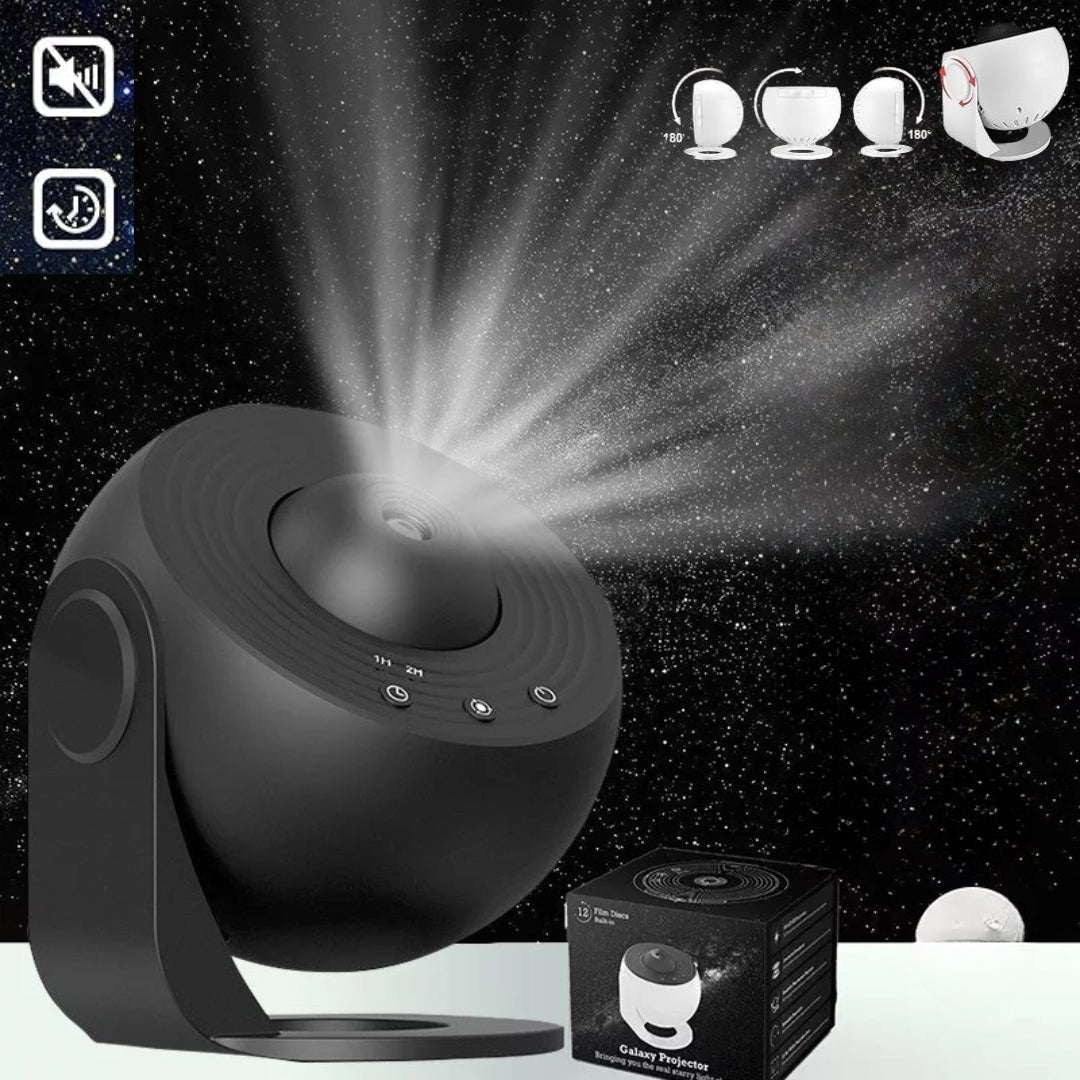 Star Projector Night Light with 360° Rotating Galaxy Projection and Tilting Stand - Image 23