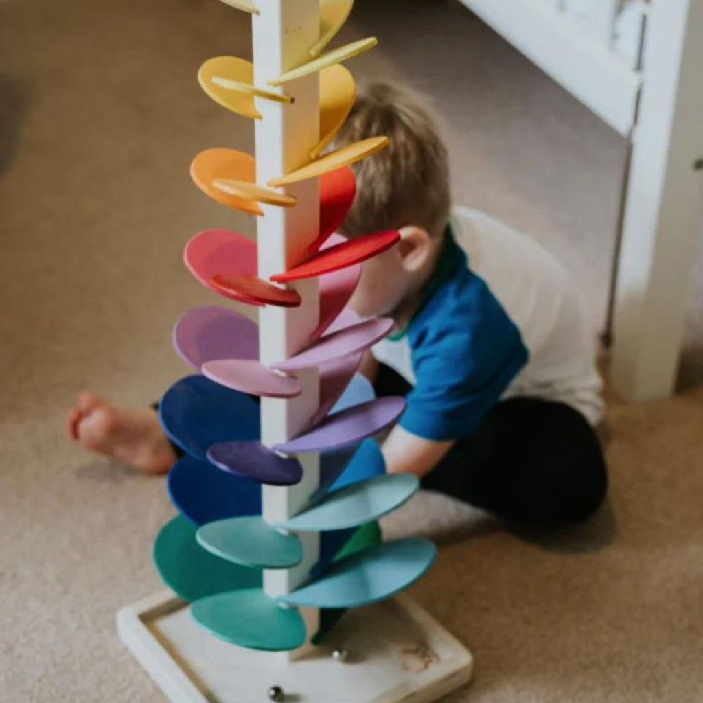 Toddler Marble Run Toy Tree with Cascading Balls and Musical Sounds - Image 5