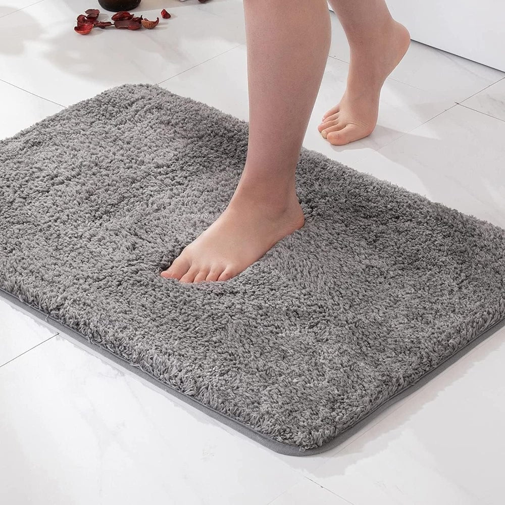 Ultra-Soft Bath Mats for Bathroom with Non-Slip Backing and Shaggy Microfiber Pile - Image 1