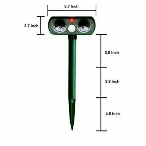 Ultrasonic Mouse Repellent with Solar Power and Motion Sensor for Outdoor Gardens - Image 6