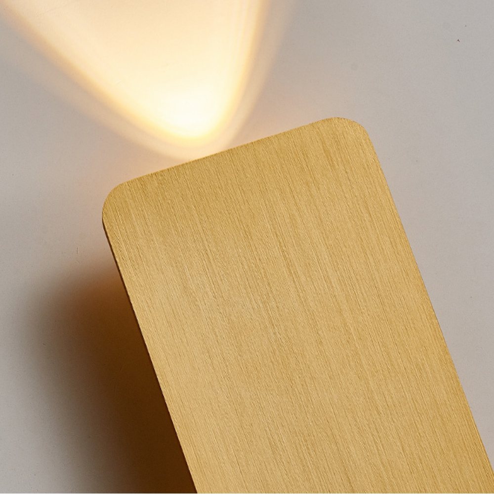 Wall Sconce Lighting with Bi-Directional LED and Brushed Metal Flush Mount - Image 4