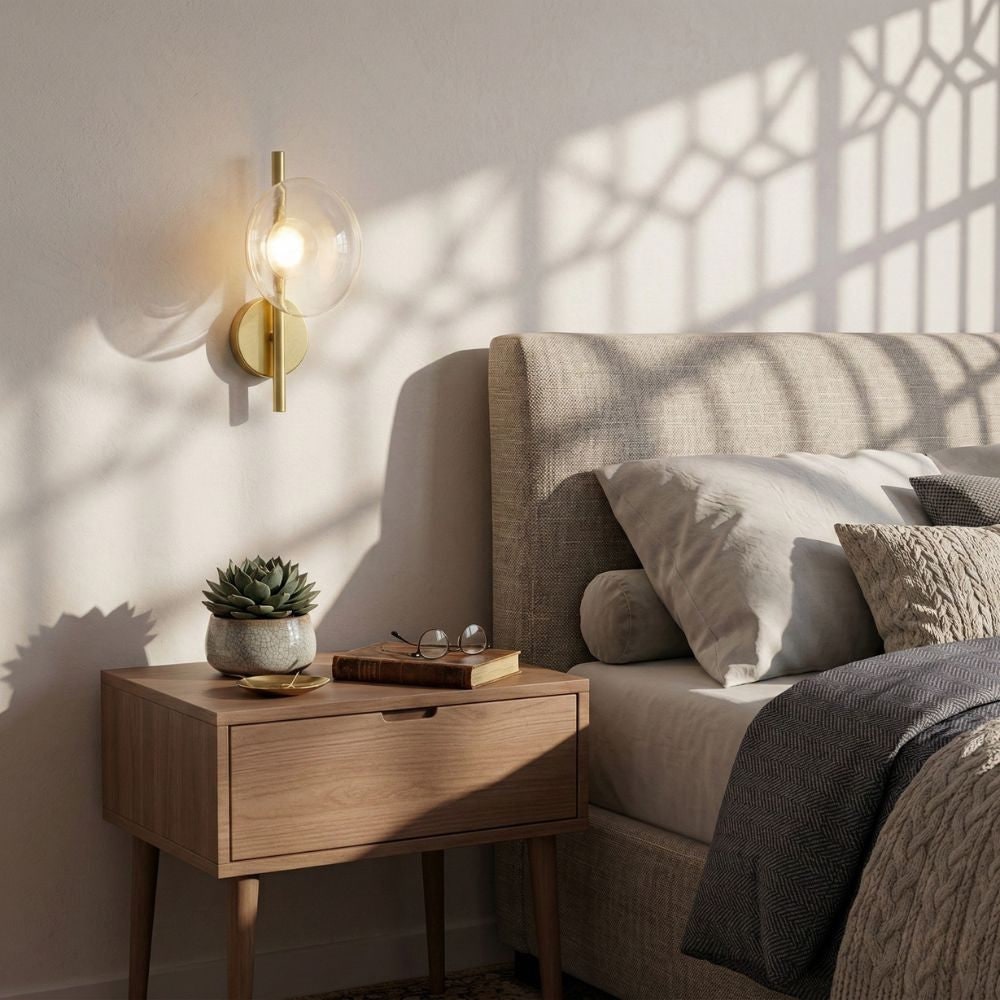 Wall Sconce Lighting with Textured Ripple Glass and Contemporary Design - Image 33