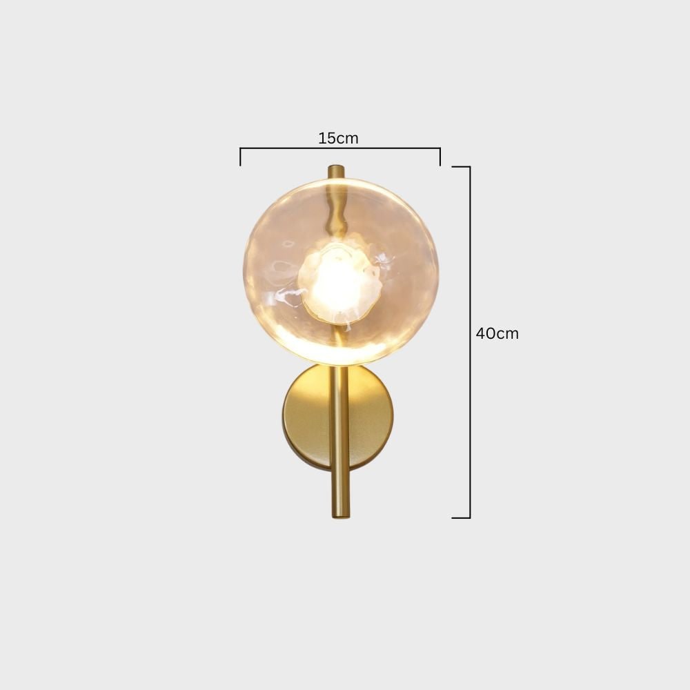 Wall Sconce Lighting with Textured Ripple Glass and Contemporary Design - Image 57