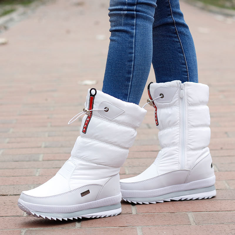 Waterproof Quilted Mid-Calf with Side Zipper and Insulated Lining - Image 5