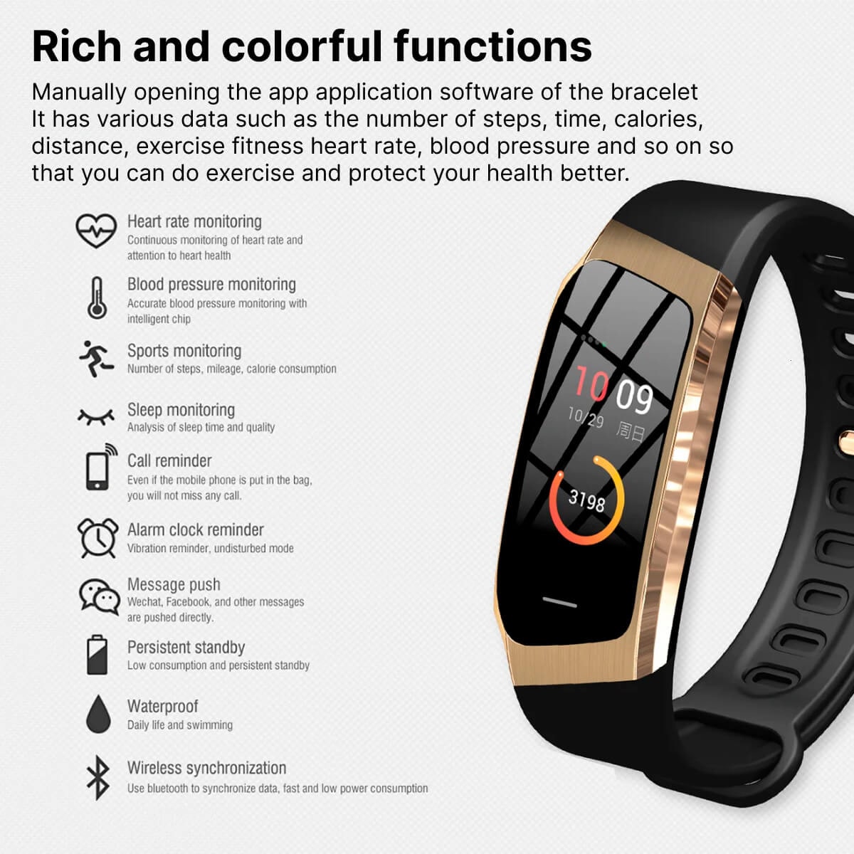 Wearable Fitness Tracker with Heart Rate Monitor and Sleep Tracking - Image 10