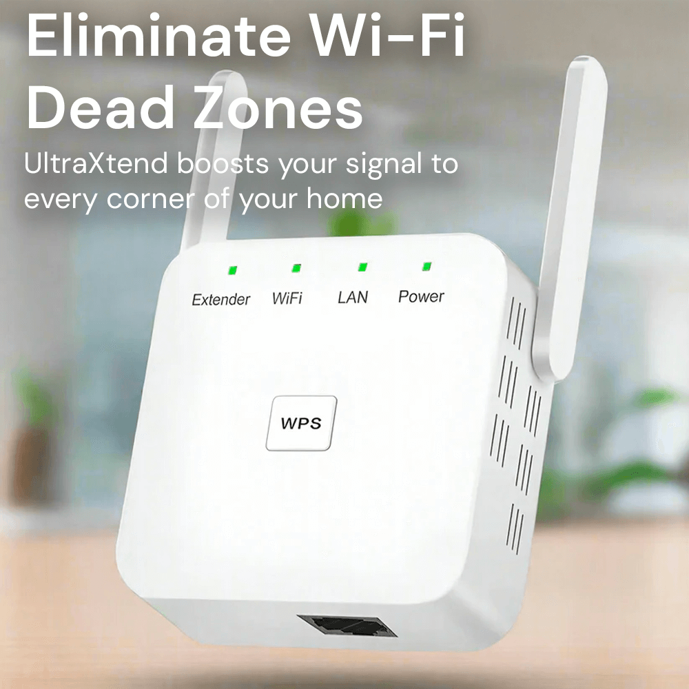 WIFI Extender with Adjustable Antennas and Ethernet Port Wireless Range Booster - Image 3