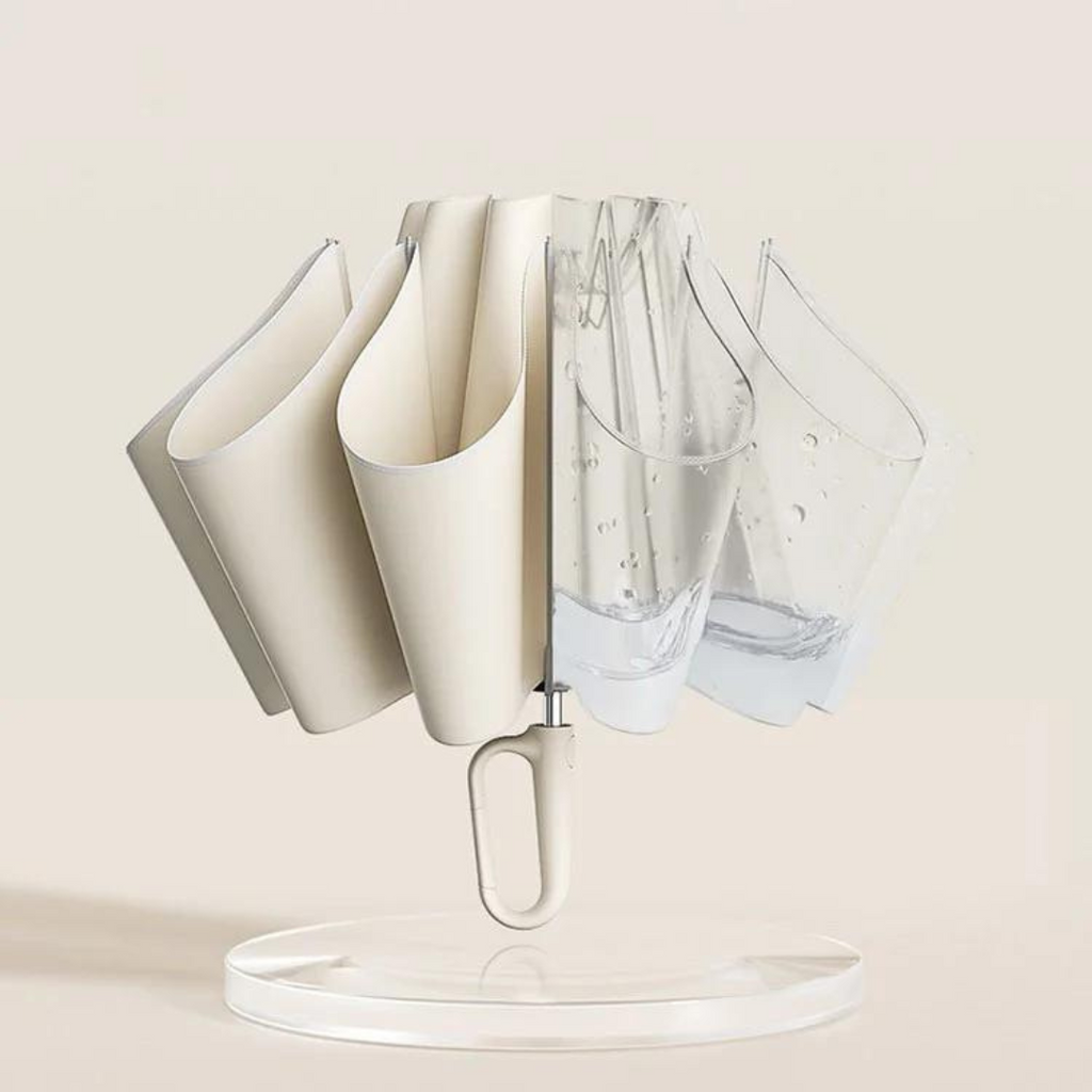 Windproof Travel Umbrella with Automatic Open Close and Compact Carabiner Design - Image 6