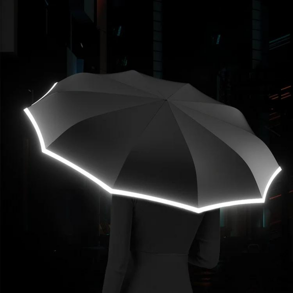 Windproof Travel Umbrella with Automatic Open Close and Compact Carabiner Design - Image 8