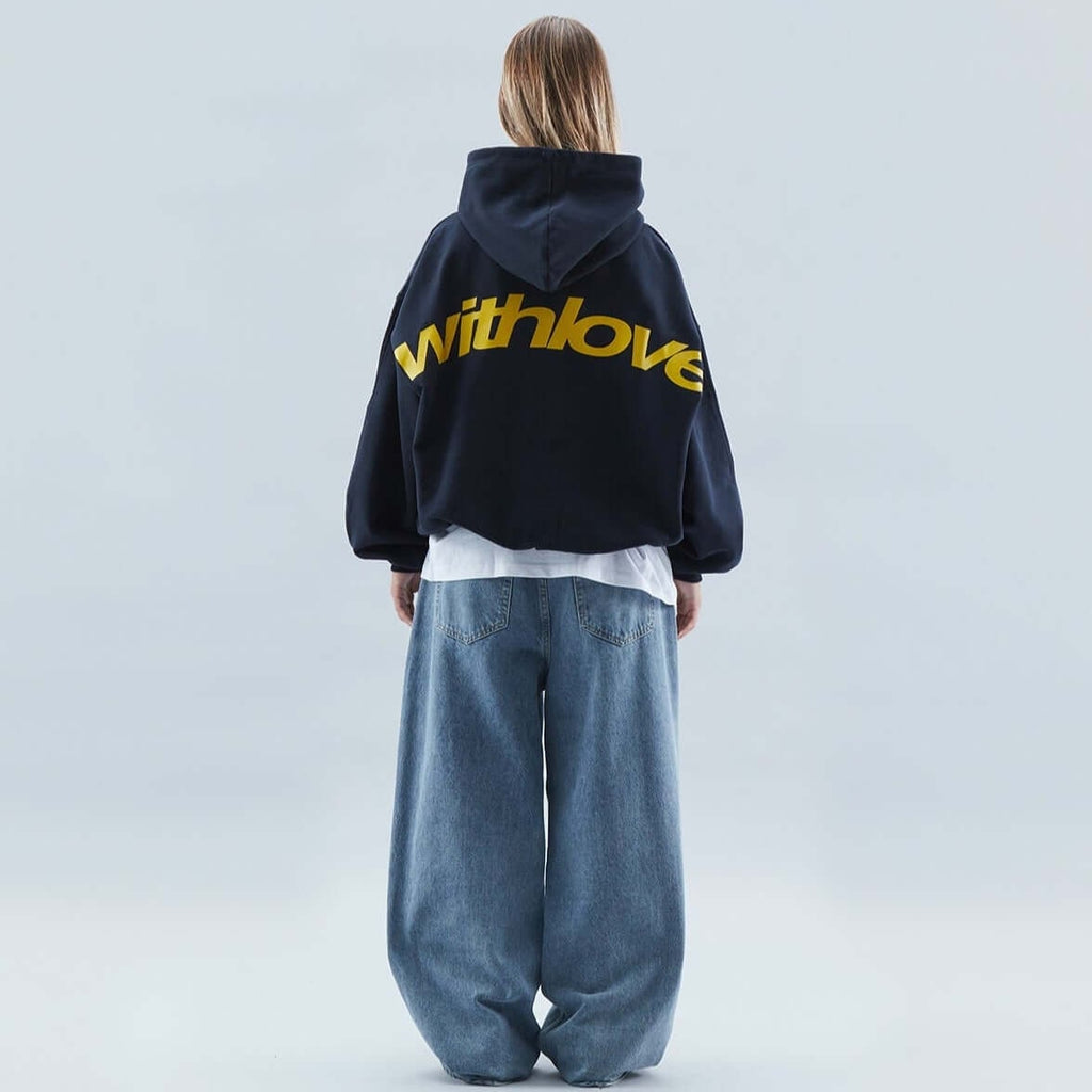 Women's Oversized Graphic Pullover Hoodie with Drop Shoulder and Kangaroo Pocket - Image 8