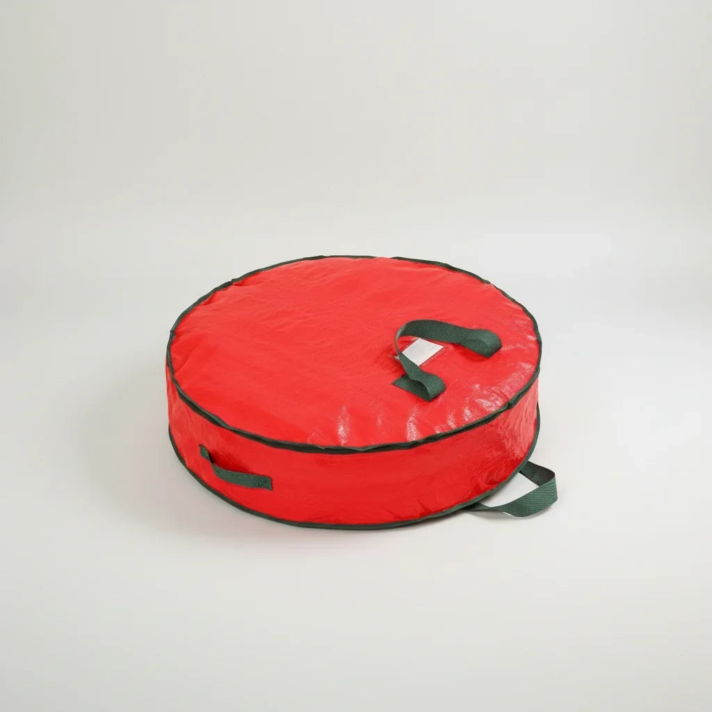 Wreath Storage Bag with Dual Zipper Closure and Handles for Christmas Decoration Organization - Image 3